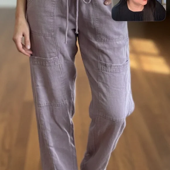 C.C Women's lilac linen Pant and Wild fable jacket xs 22 PTP. NWT.  2 pc bundle - Picture 6 of 10